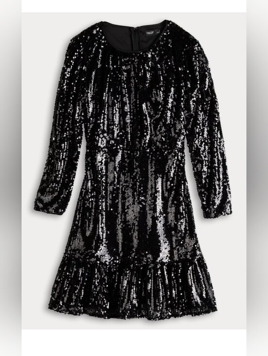 Vera Wang Dresses & Skirts - NWT! Fall Glam Sequin Barbiecore LBD Women's Party Dance Formal Minidress Small